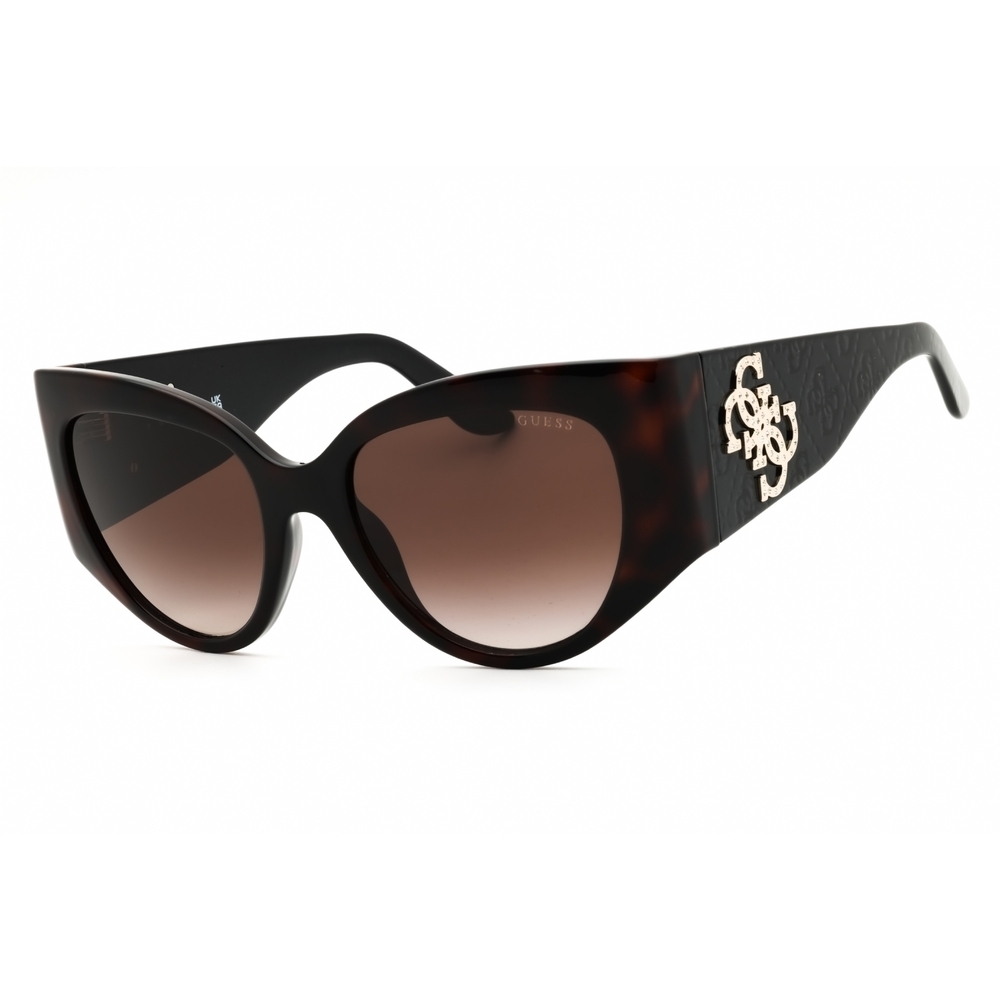 NWT Guess GU00202-52F Dark Havana Cat Eye 54mm Sunglasses